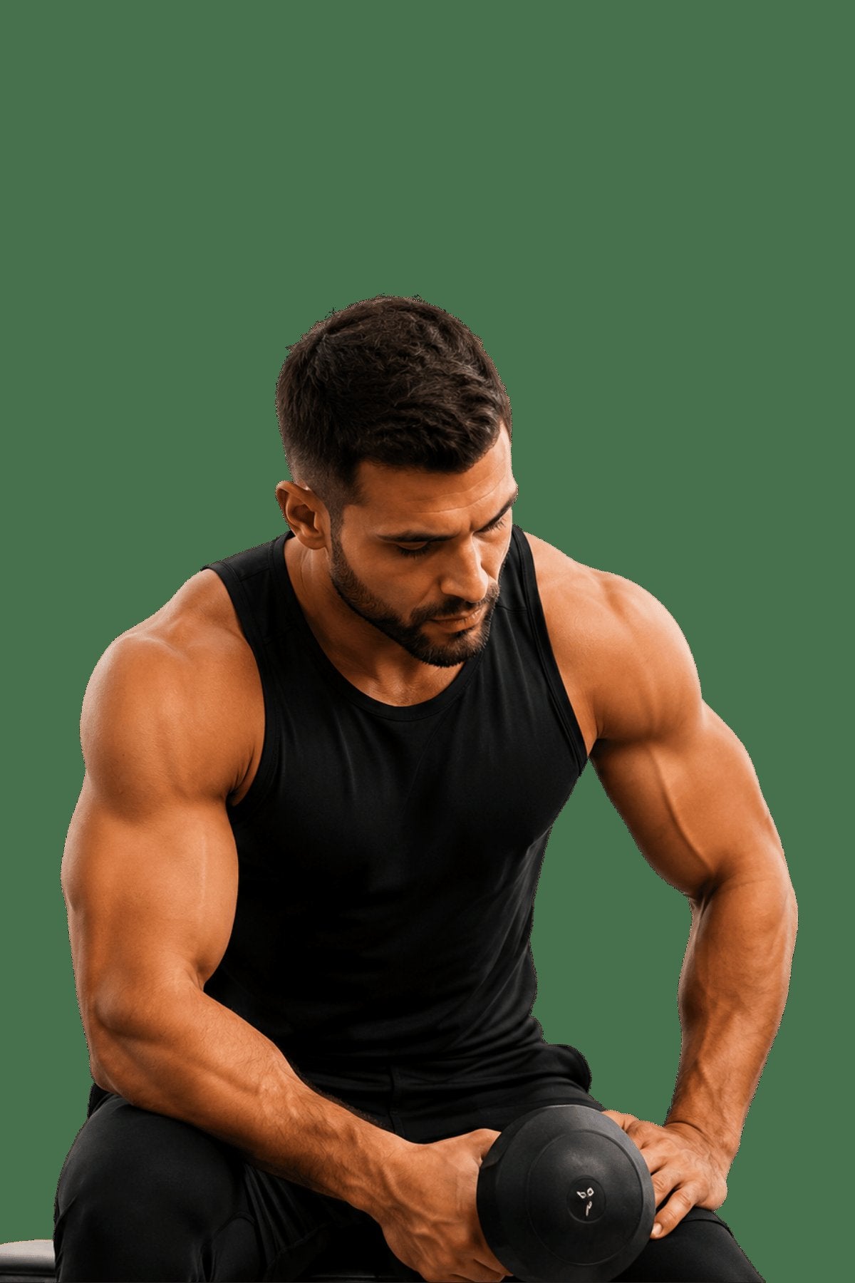 Man training with Simply Creatine