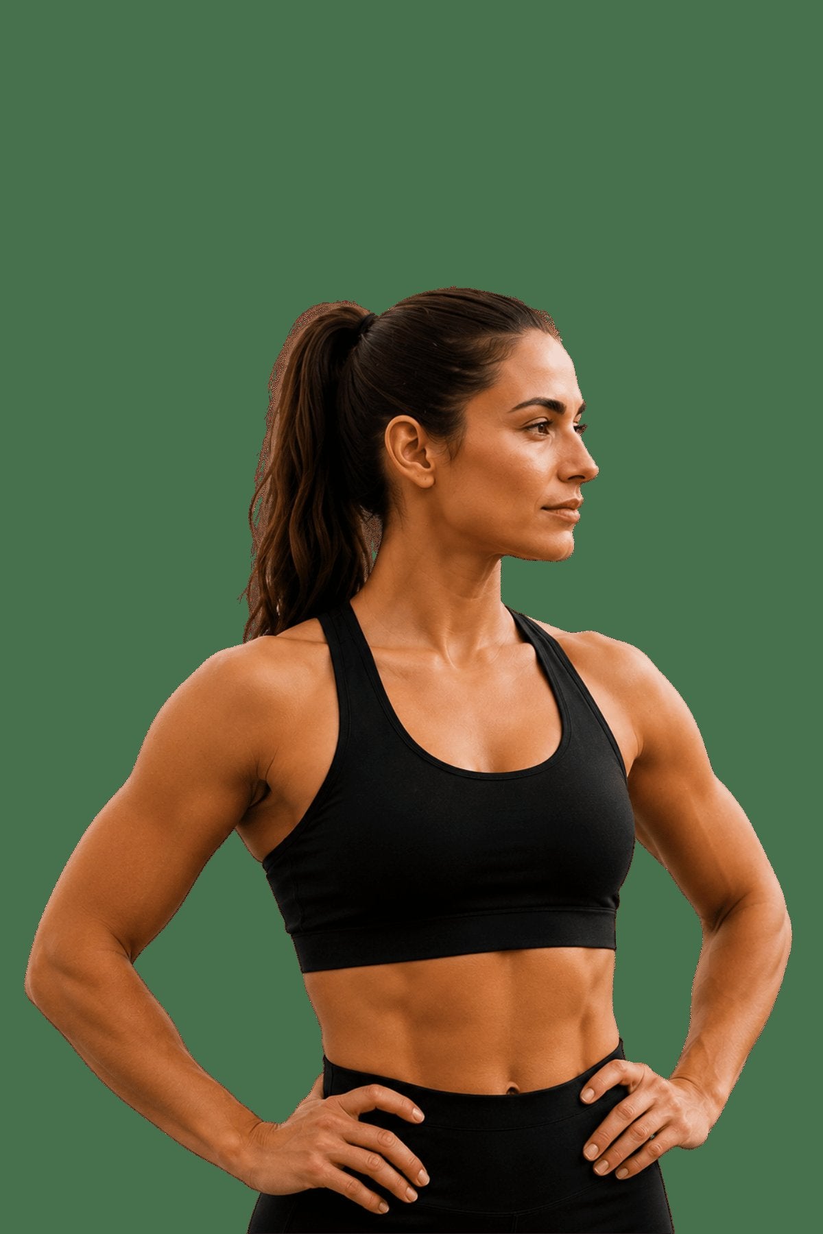 Woman training with Simply Creatine